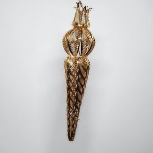 Elegant Gold Drop Christmas Ornament